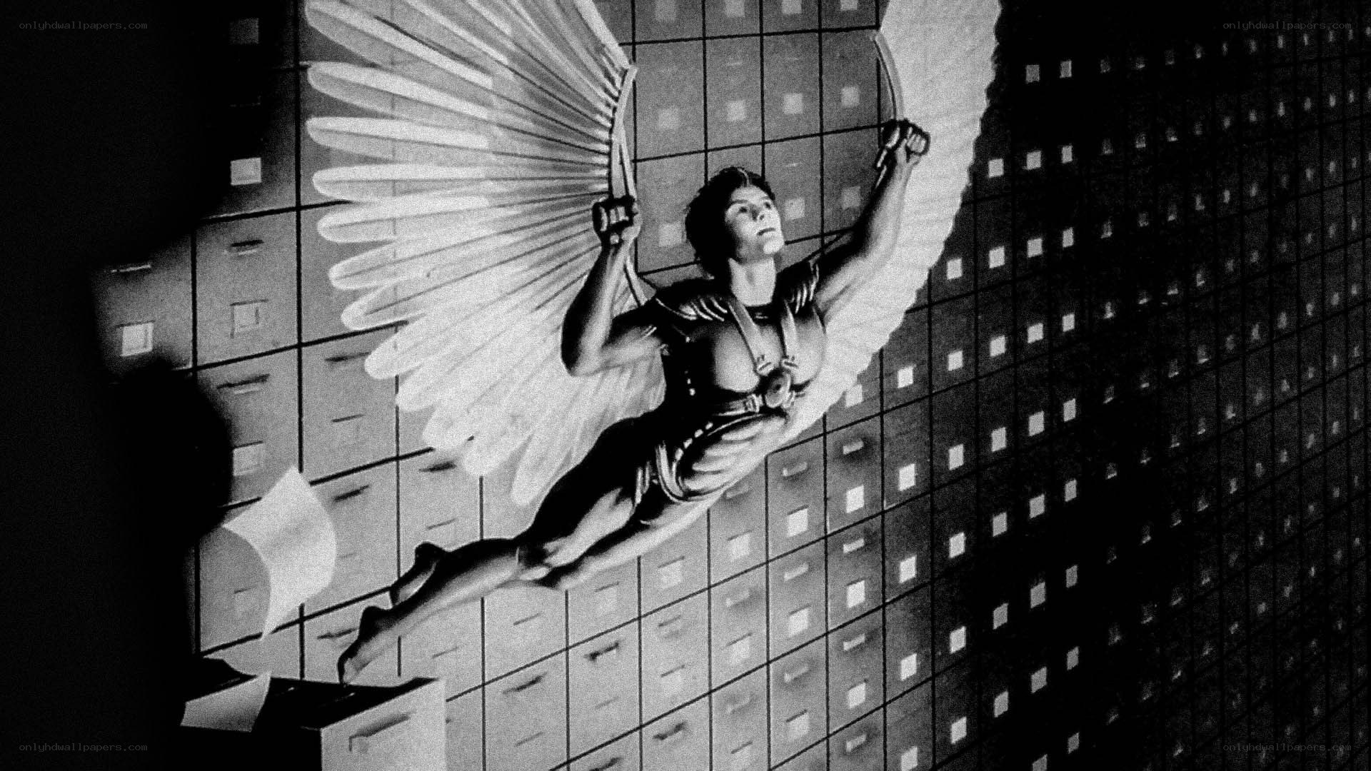 angelic figure in office