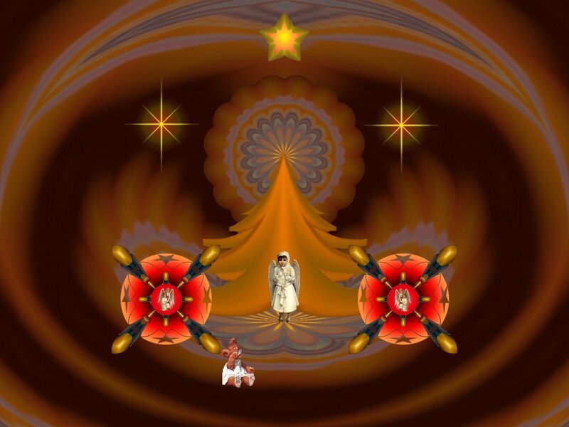 Angelic Figure in Tunnel