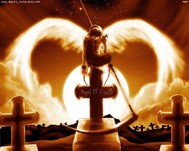 Angelic Figure on Cross