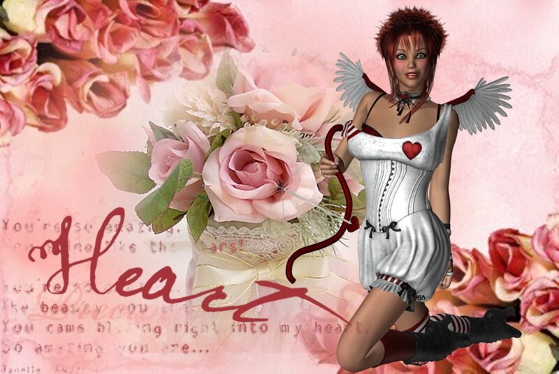 Angelic Figure with Bow