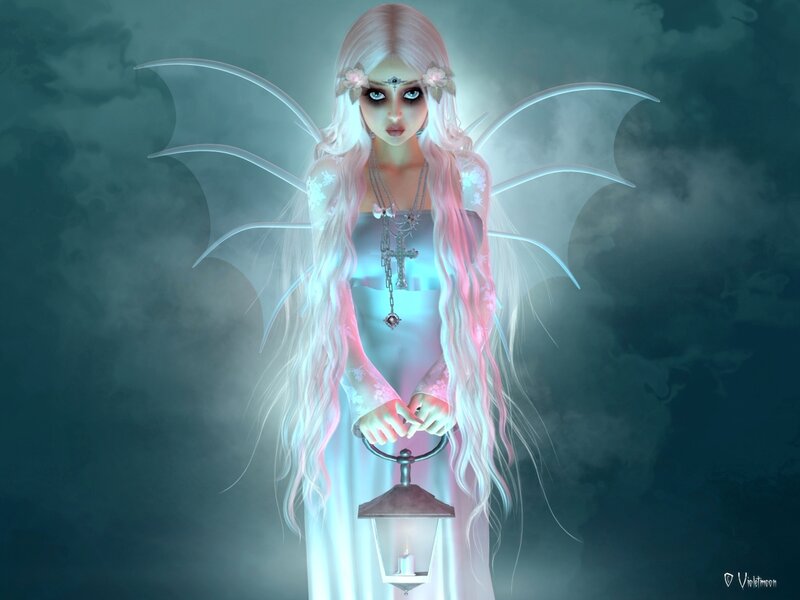 Angelic Figure with Lantern