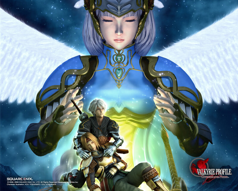 Angelic Figure with Two People