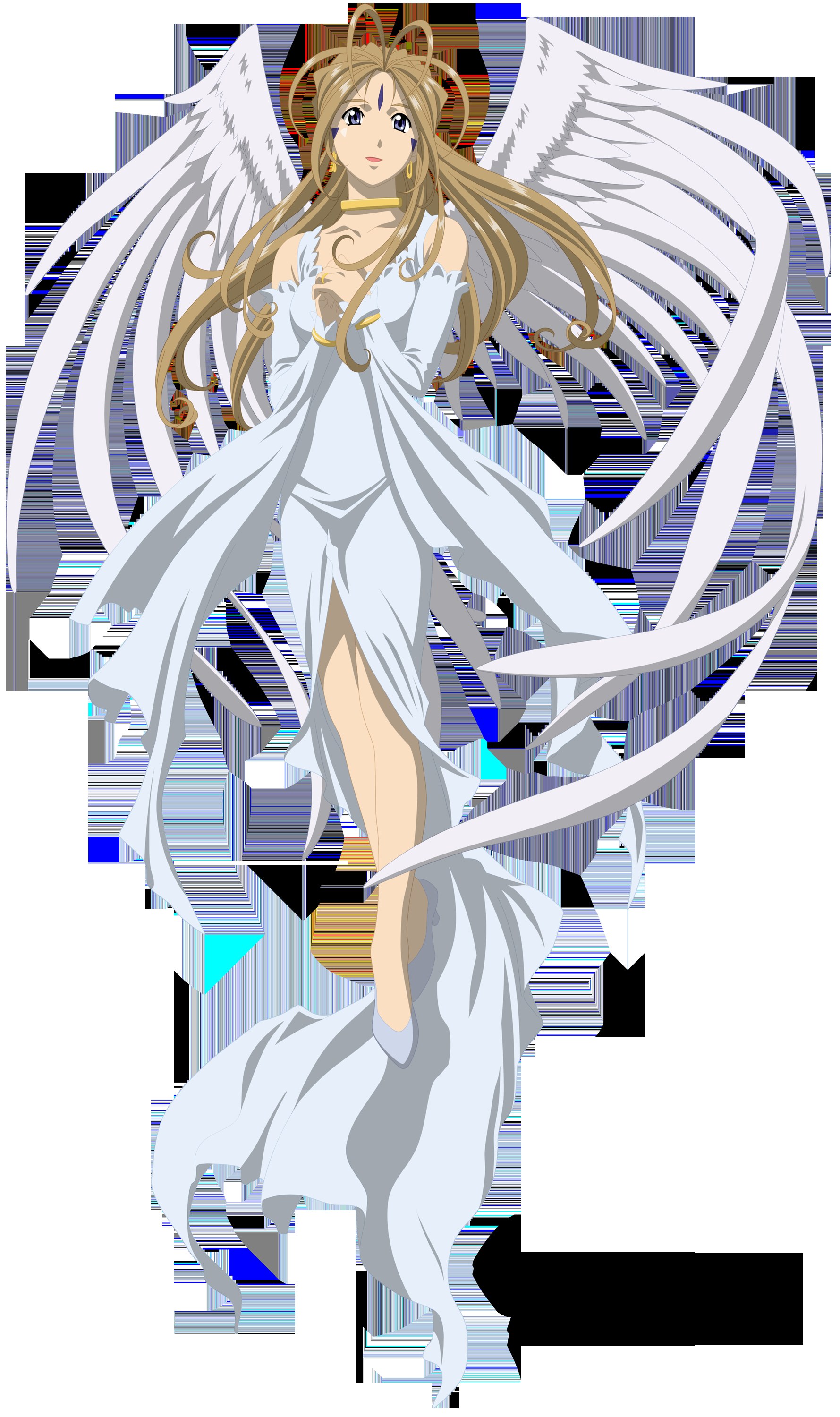 angelic figure with white wings