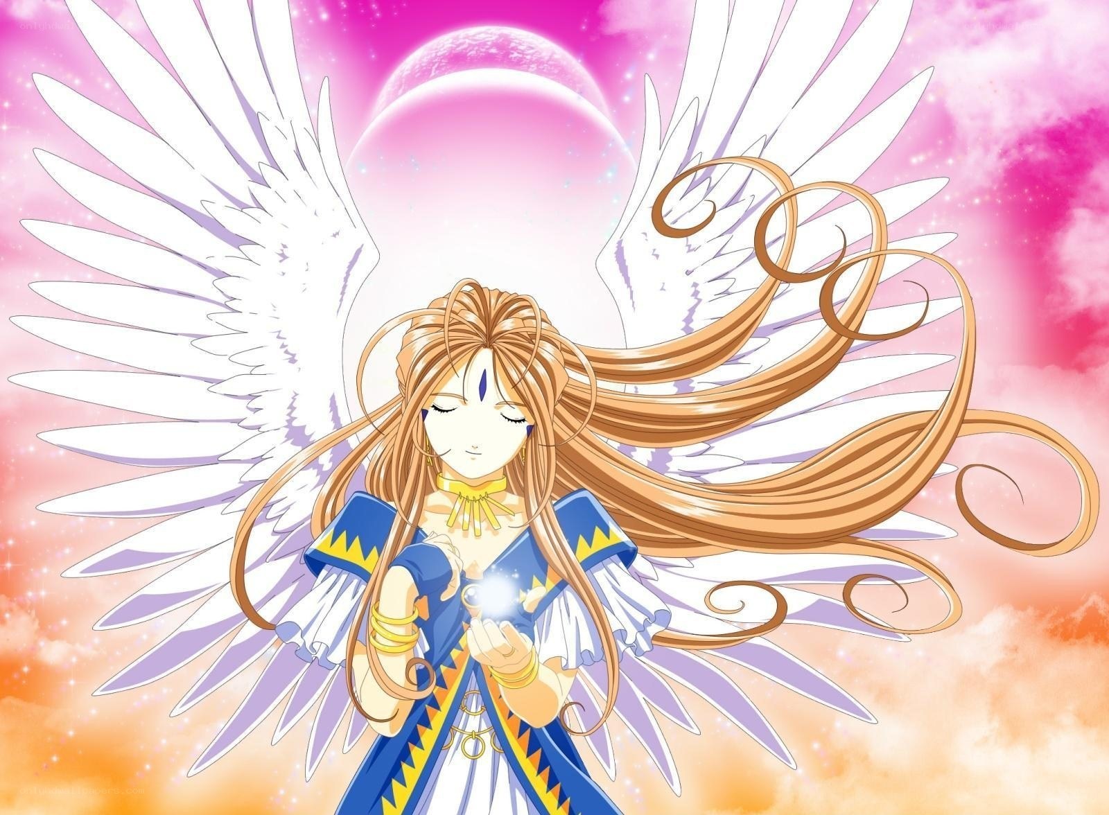 angelic figure with wings