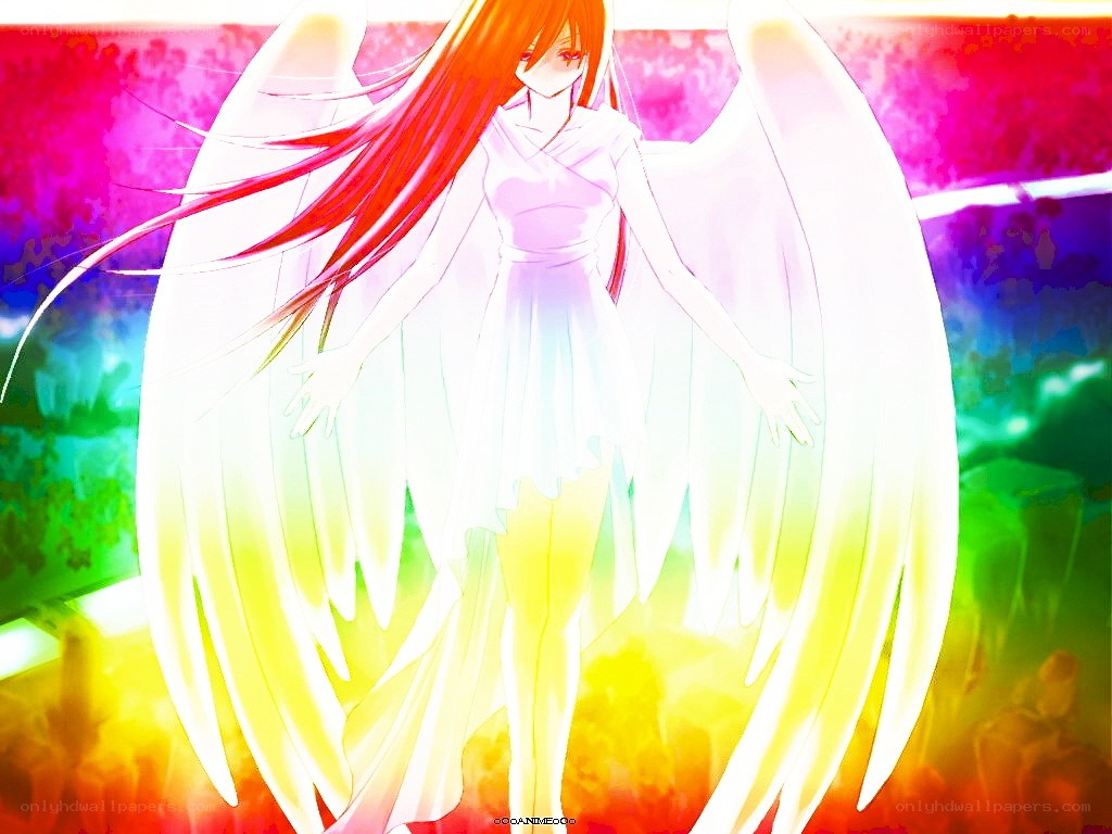 angelic figure with wings