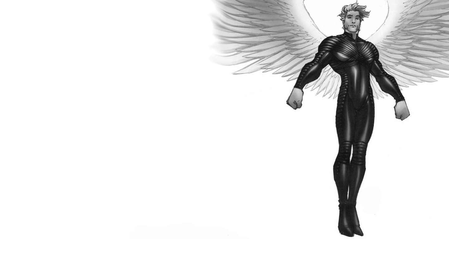 angelic figure with wings