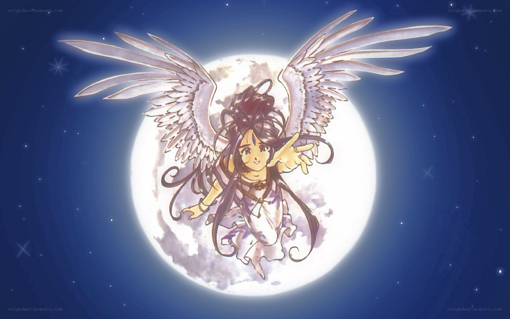 angelic figure with wings