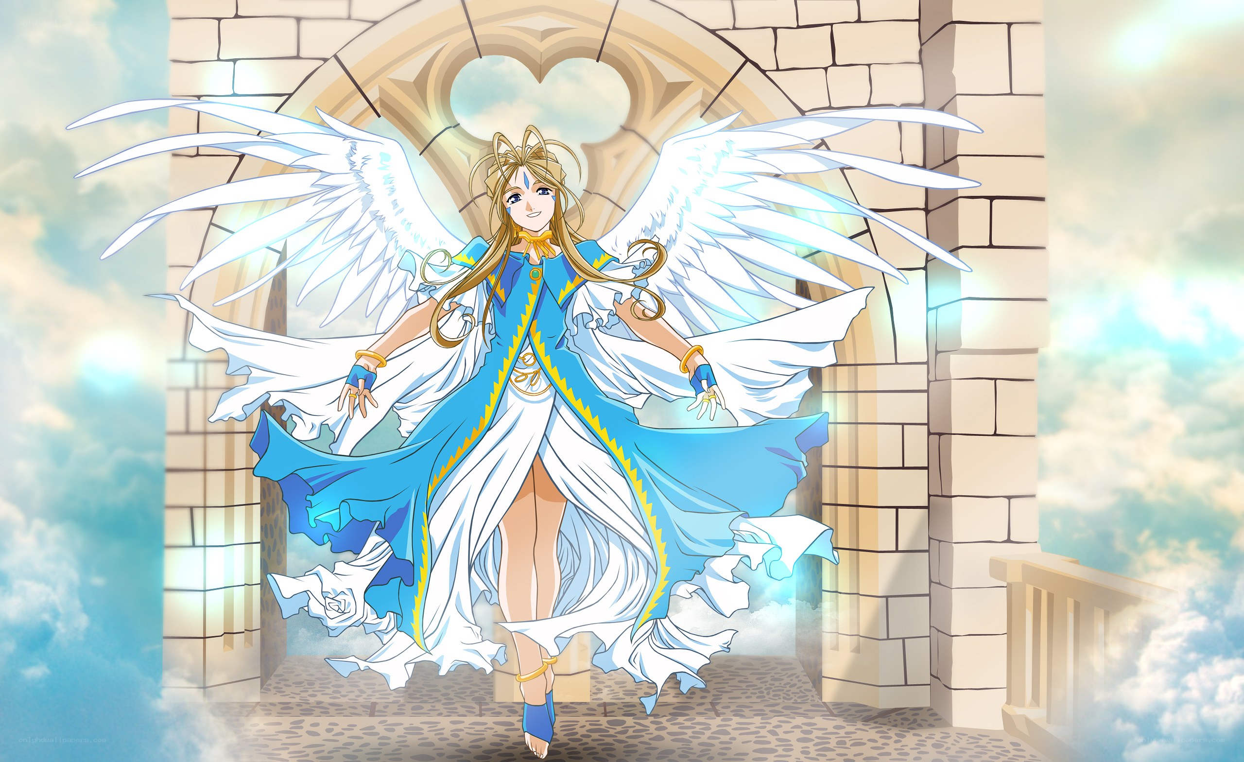 angelic figure with wings