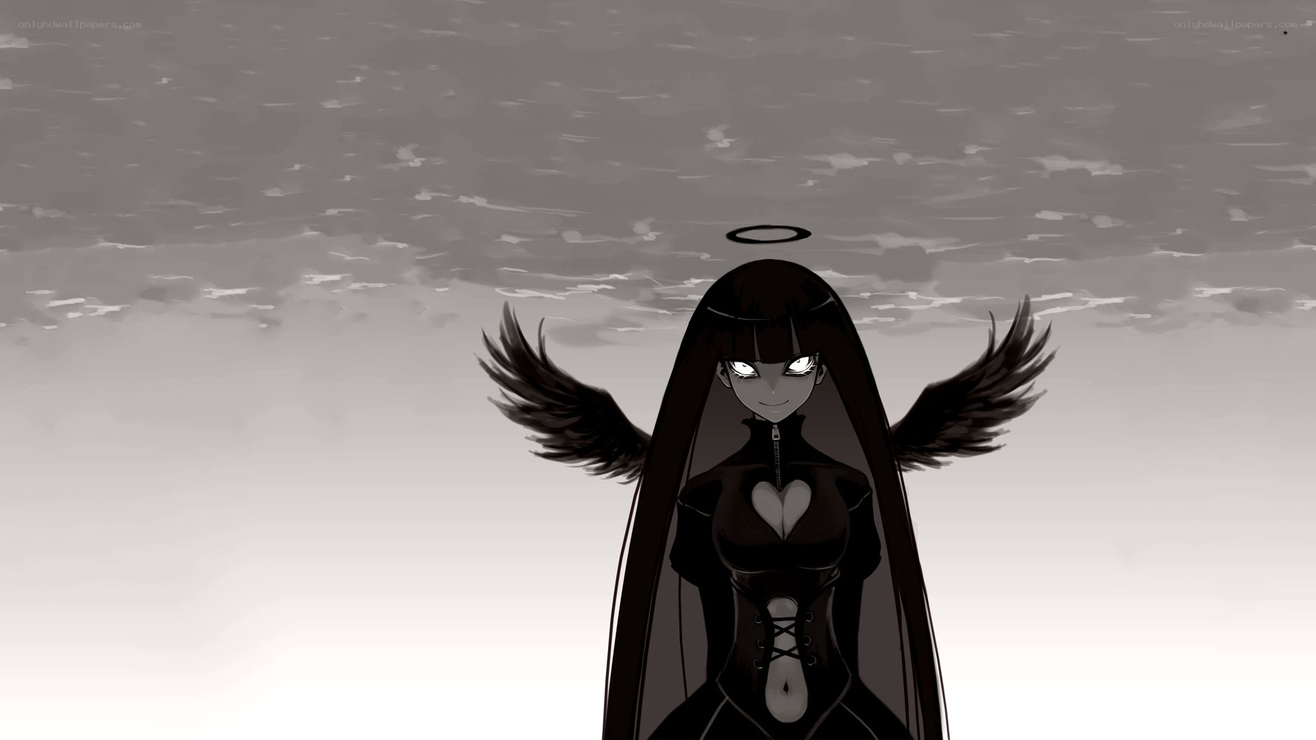 angelic figure with wings