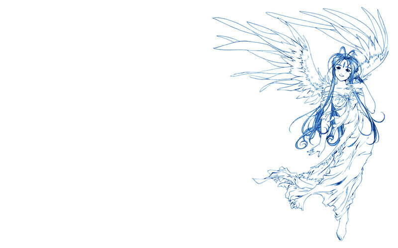 angelic figure with wings