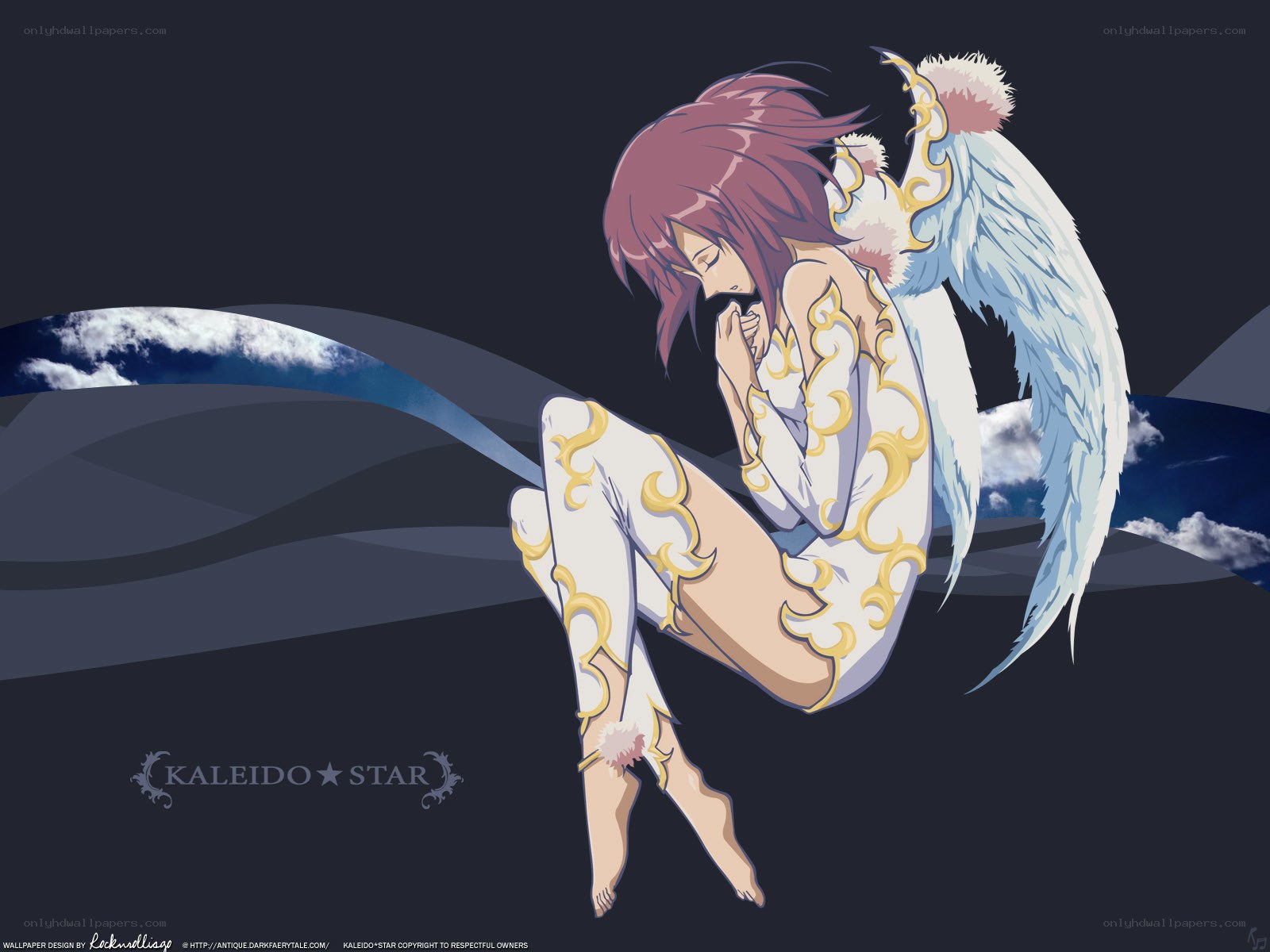 angelic figure with wings
