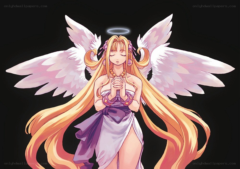 angelic figure with wings