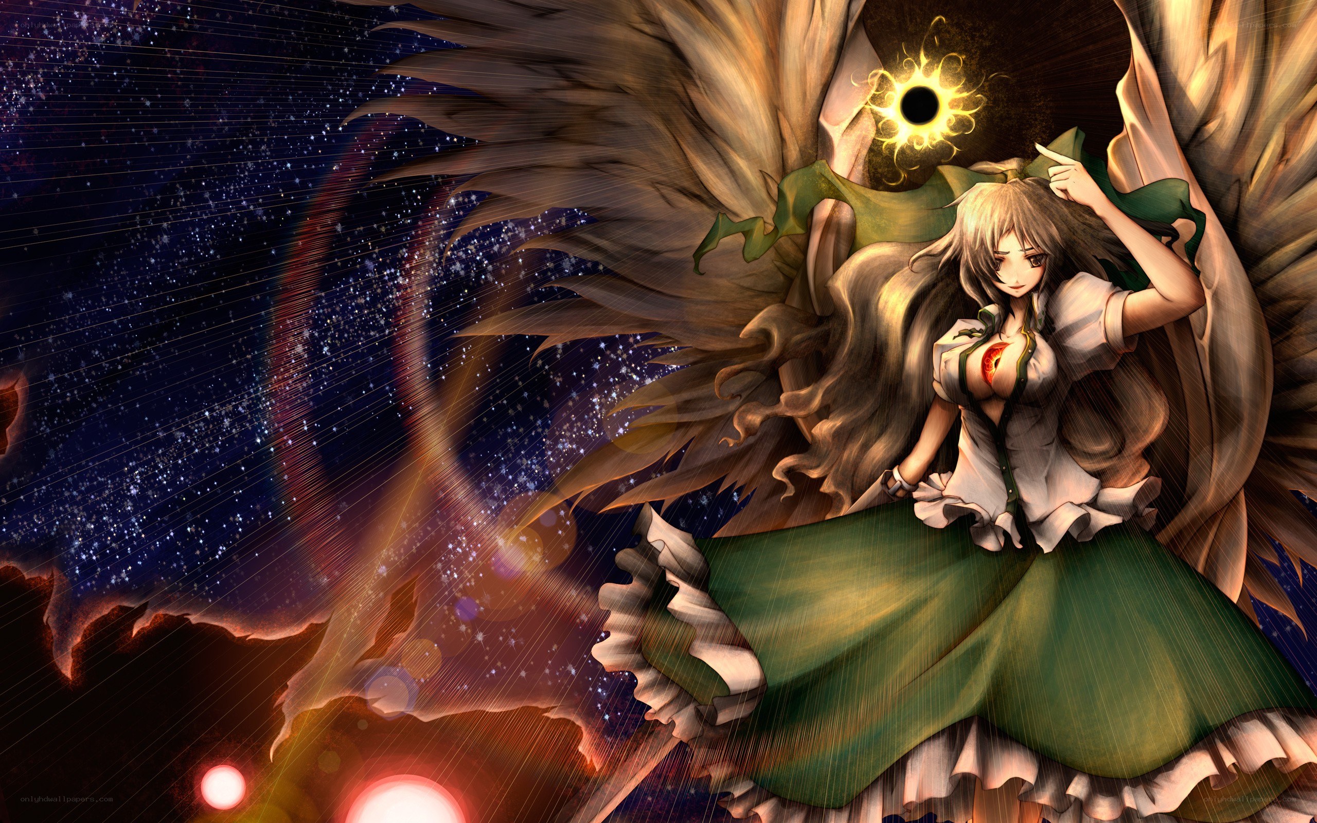 angelic figure with wings