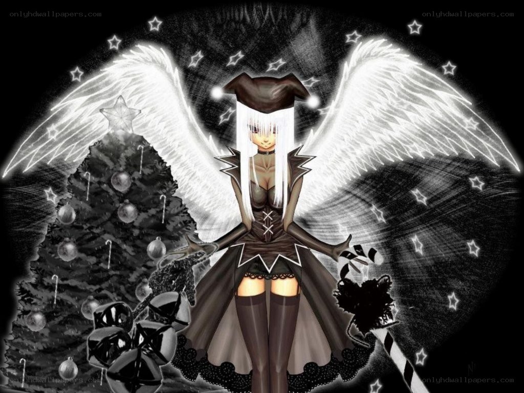 angelic figure with wings