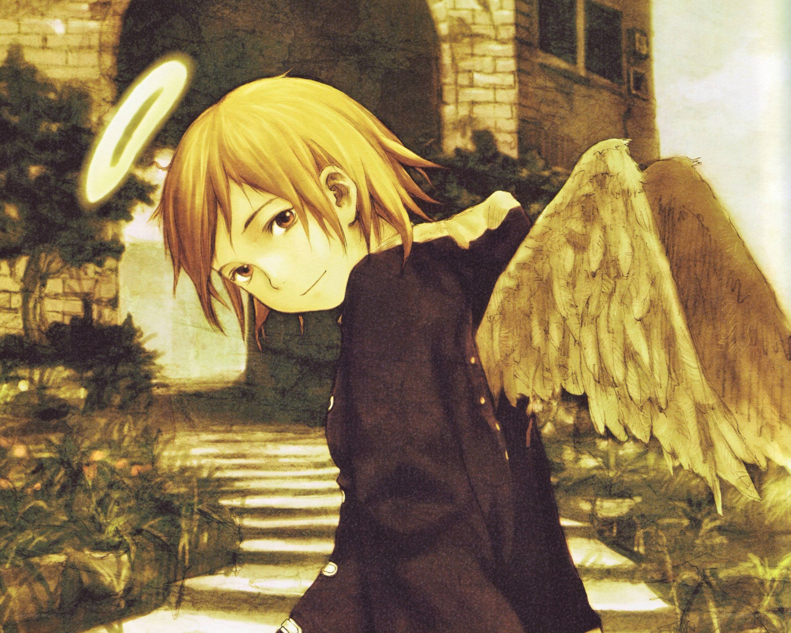 angelic figure with wings