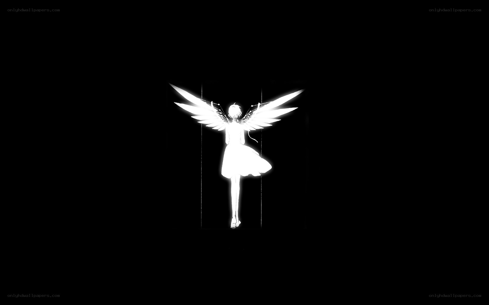 angelic figure with wings
