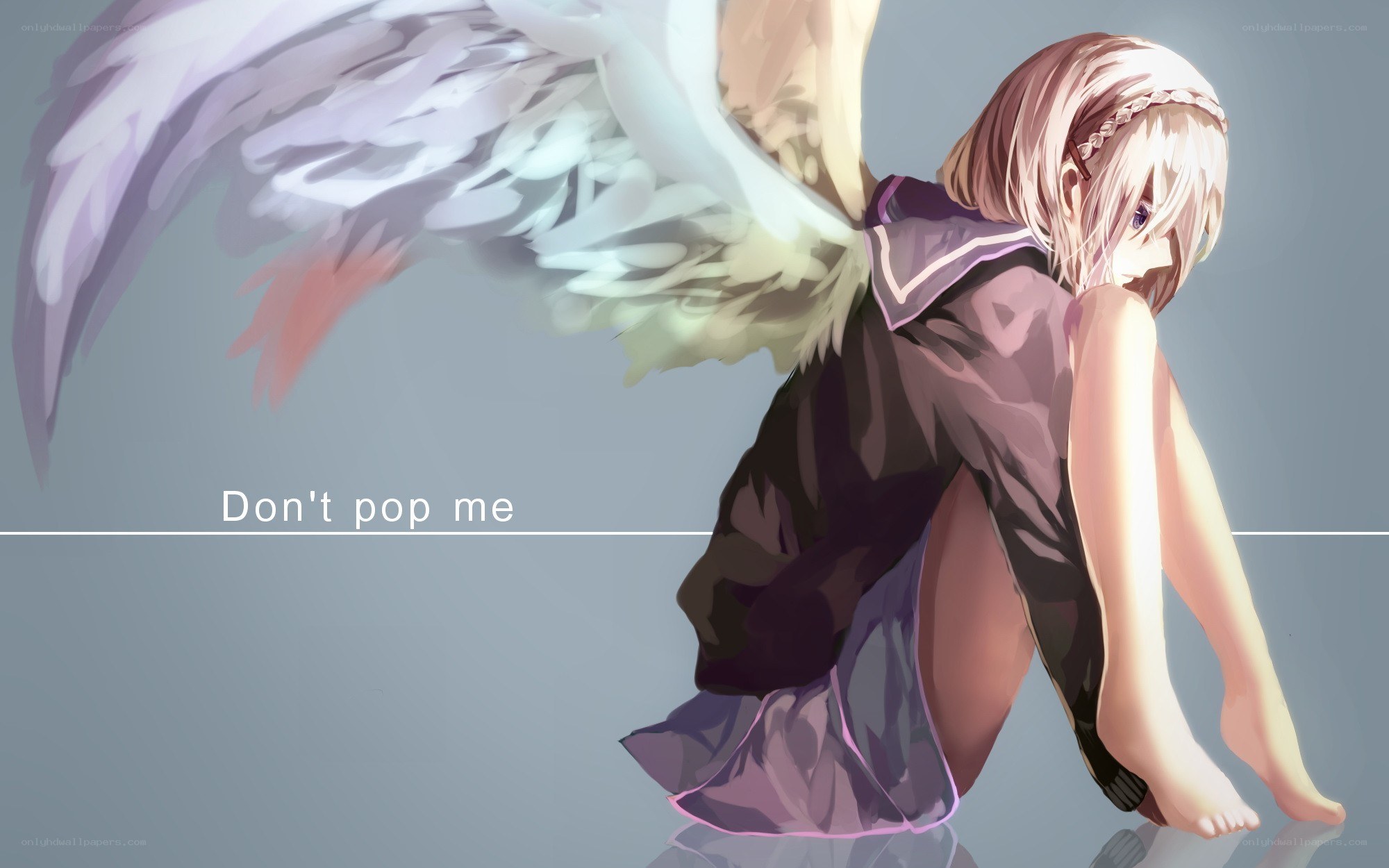 angelic figure with wings