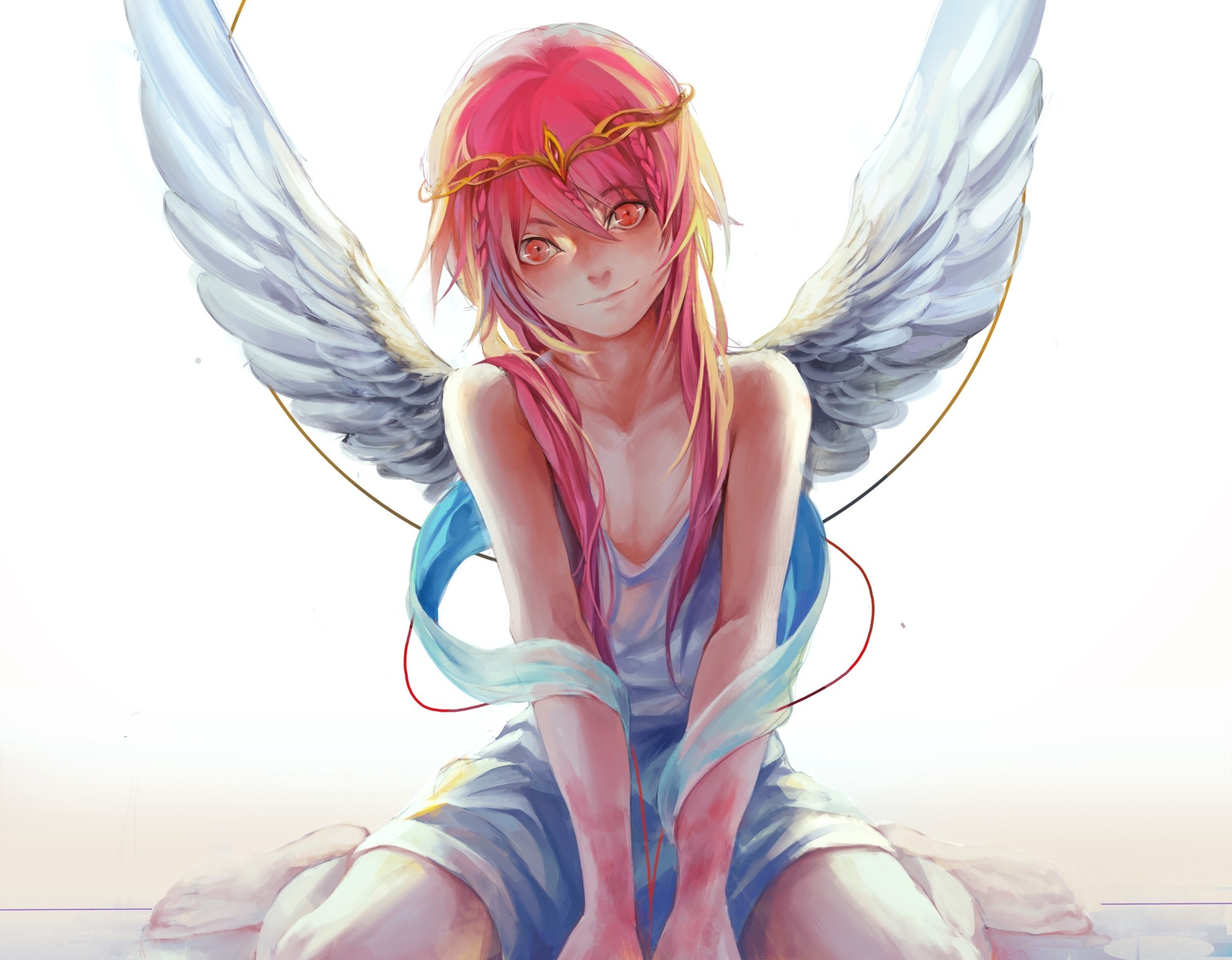 angelic figure with wings