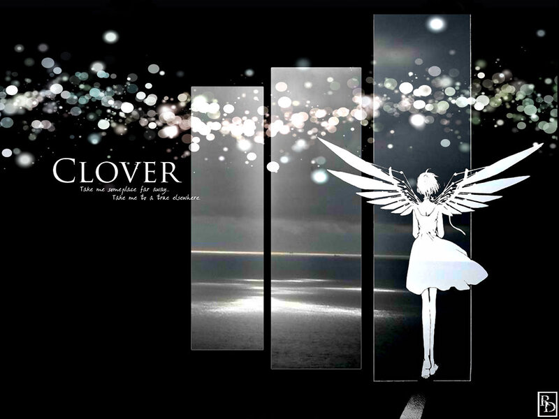 Angelic Figure with Wings — Black, Dreamy, Serene