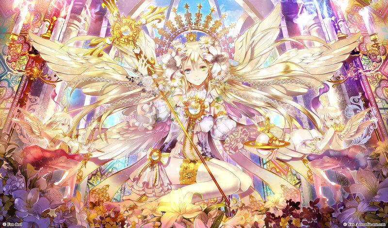 Angelic Figure with Wings — Gold, Divine