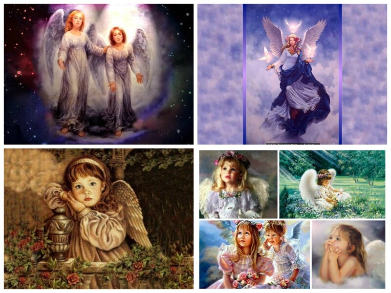 Angelic Figures and Children