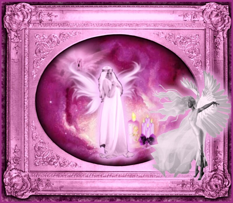Angelic Figures in Frame
