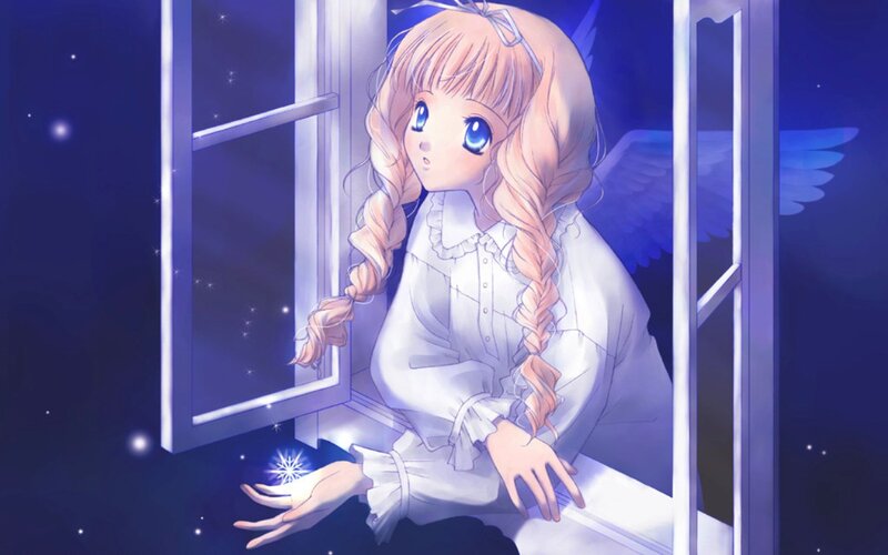 Angelic Girl at Window