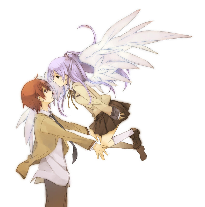 angelic girl being carried