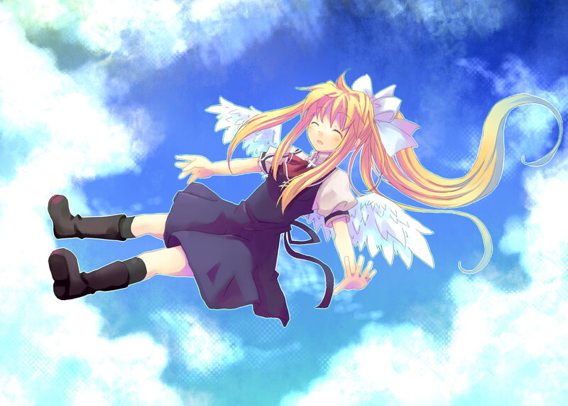 Angelic Girl Floating