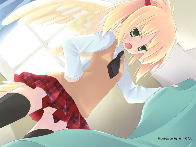 angelic girl in bed