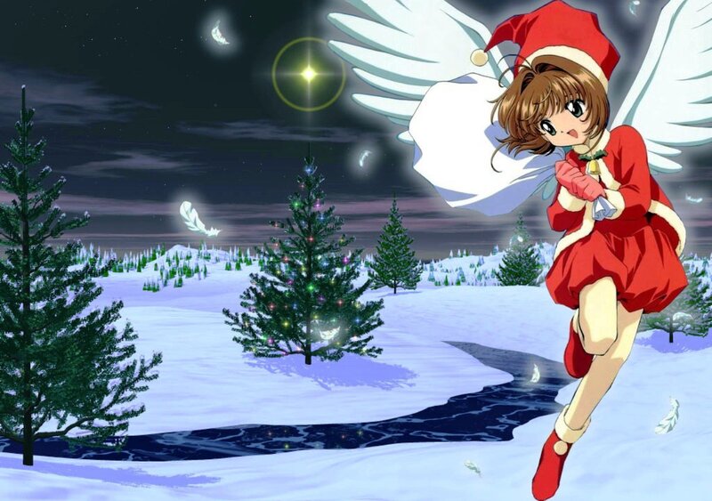 Angelic Girl in Red Dress