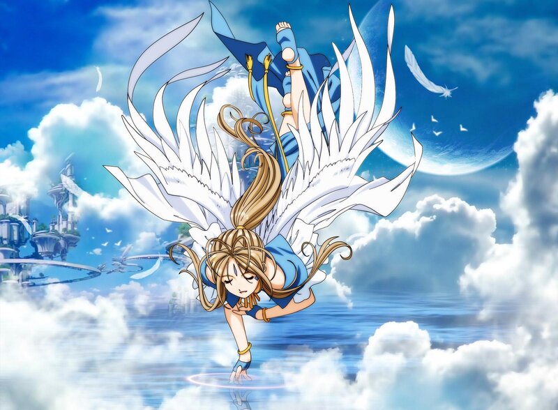 angelic girl in sky