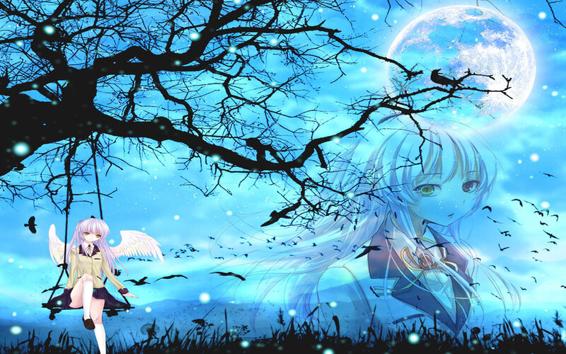 Angelic Girl on Swing