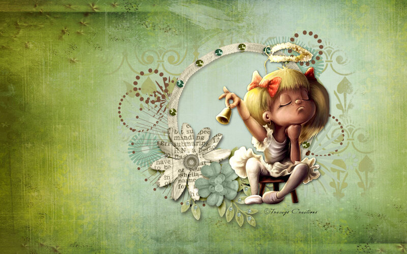 Angelic Girl with Bell