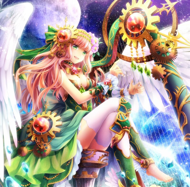 Angelic Girl with Gears