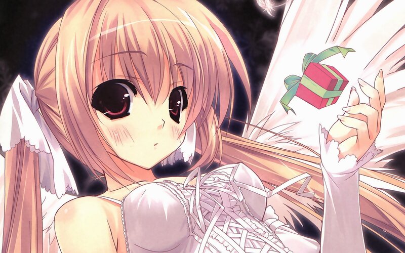 angelic girl with gift