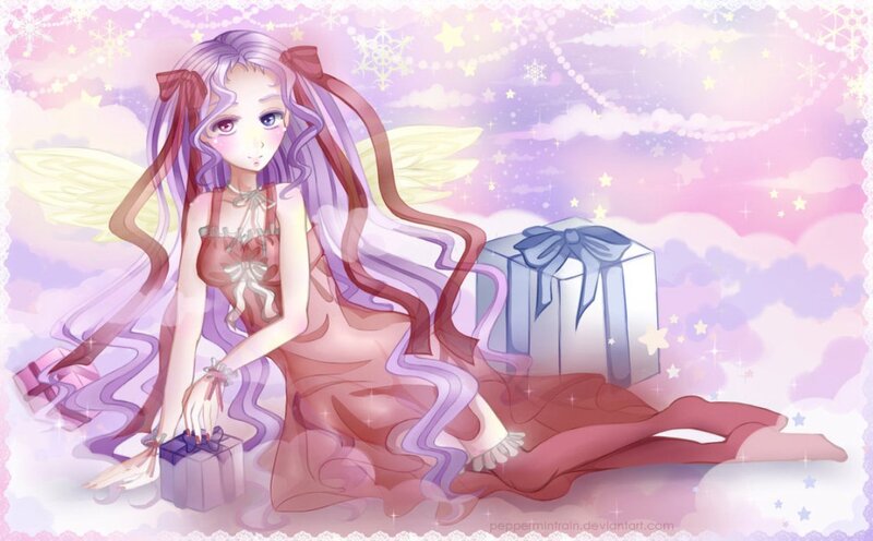 Angelic Girl with Gifts