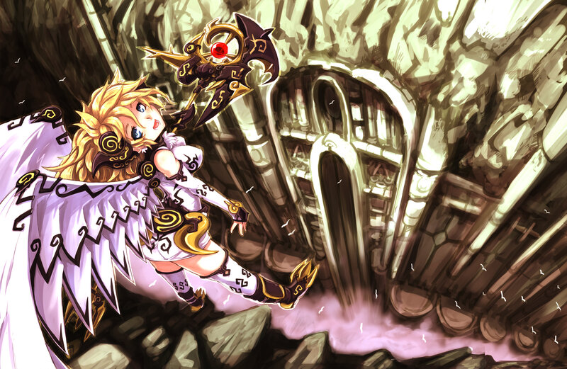 Angelic Girl with Weapon
