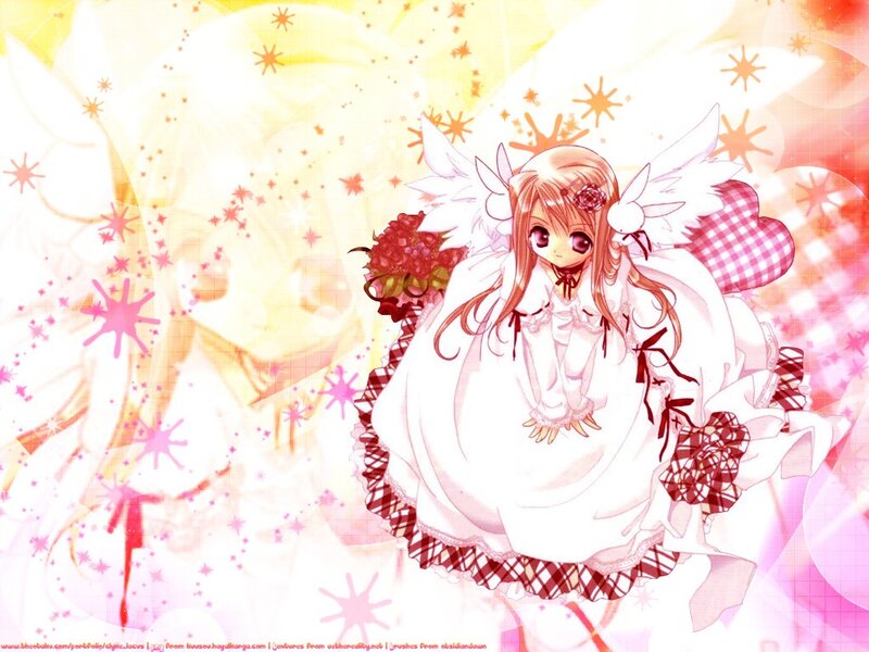 angelic girl with wings