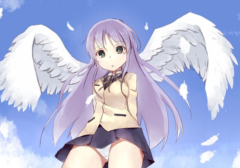 angelic girl with wings