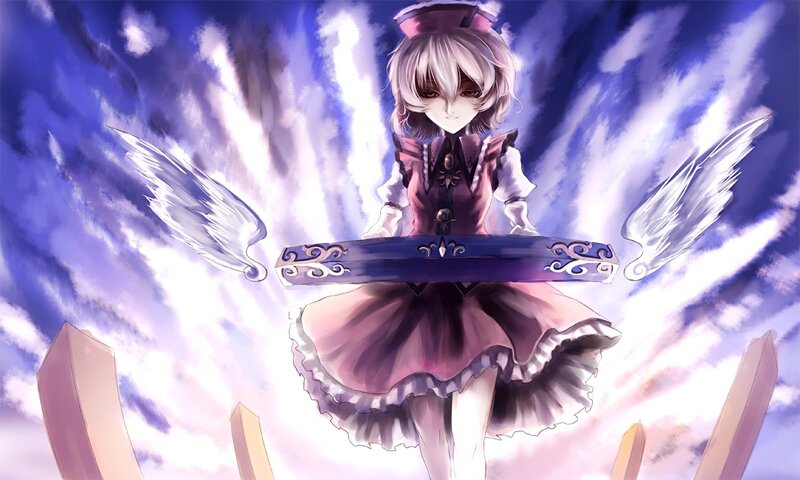 angelic girl with wings