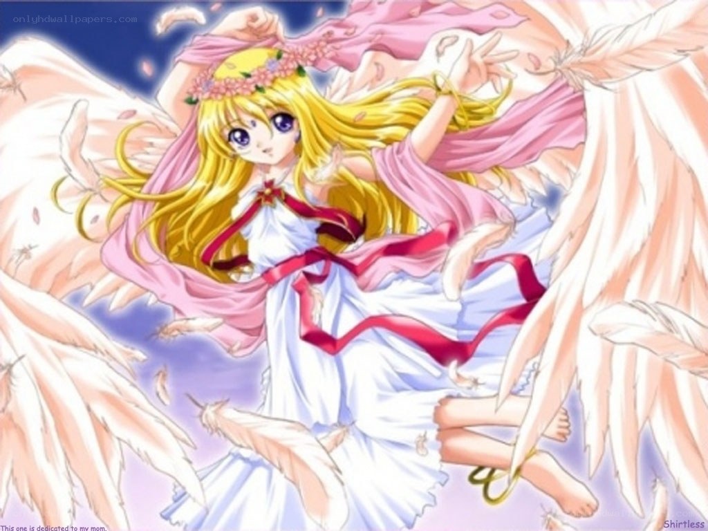 angelic girl with wings