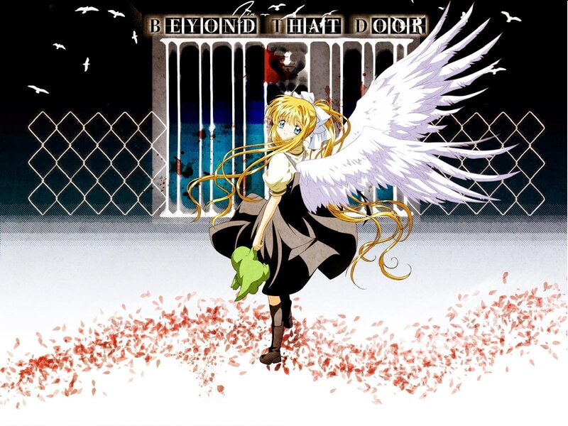 Angelic Girl with Wings — White, Dramatic, Night