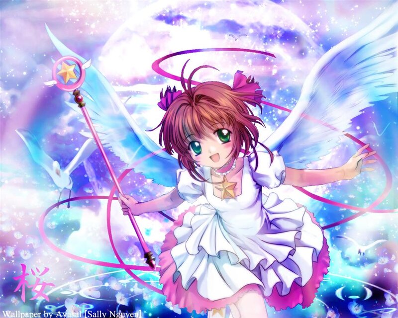 Angelic Girl with Wings — White, Magical