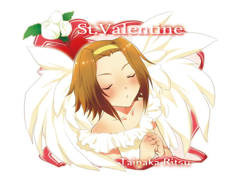 Angelic Girl with Wings — White, Serene, Anime, Rose