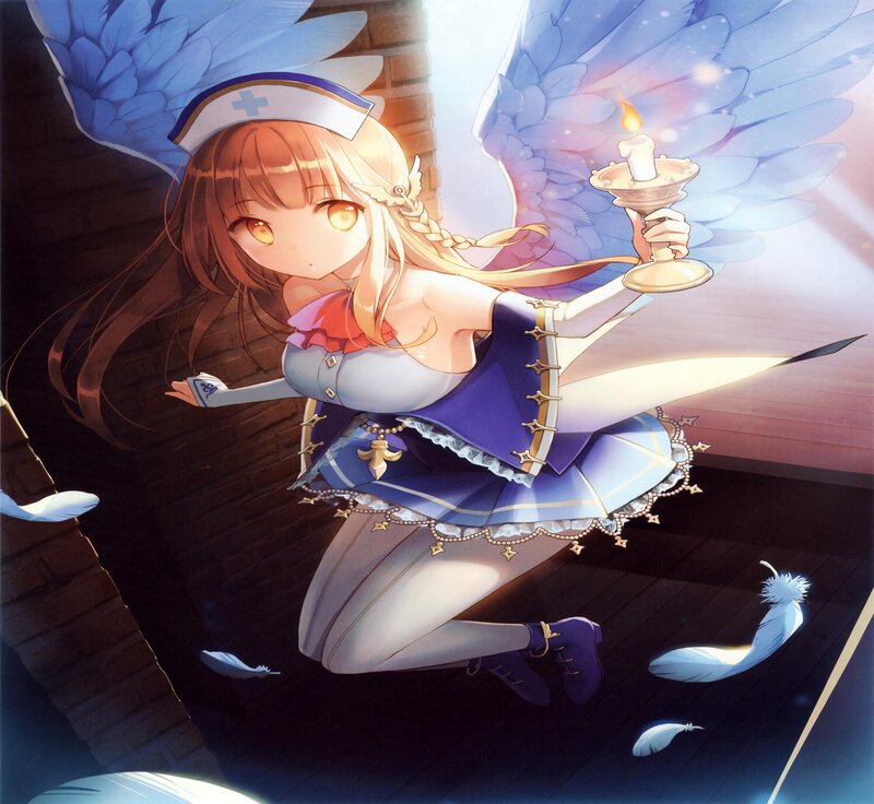 Angelic Nurse with Candle