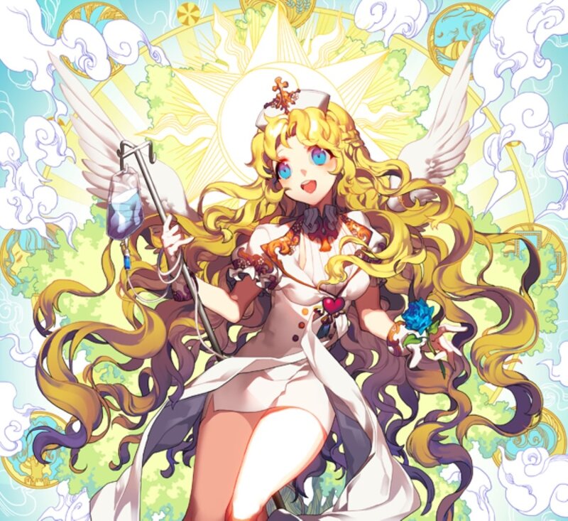 Angelic Nurse with Wings