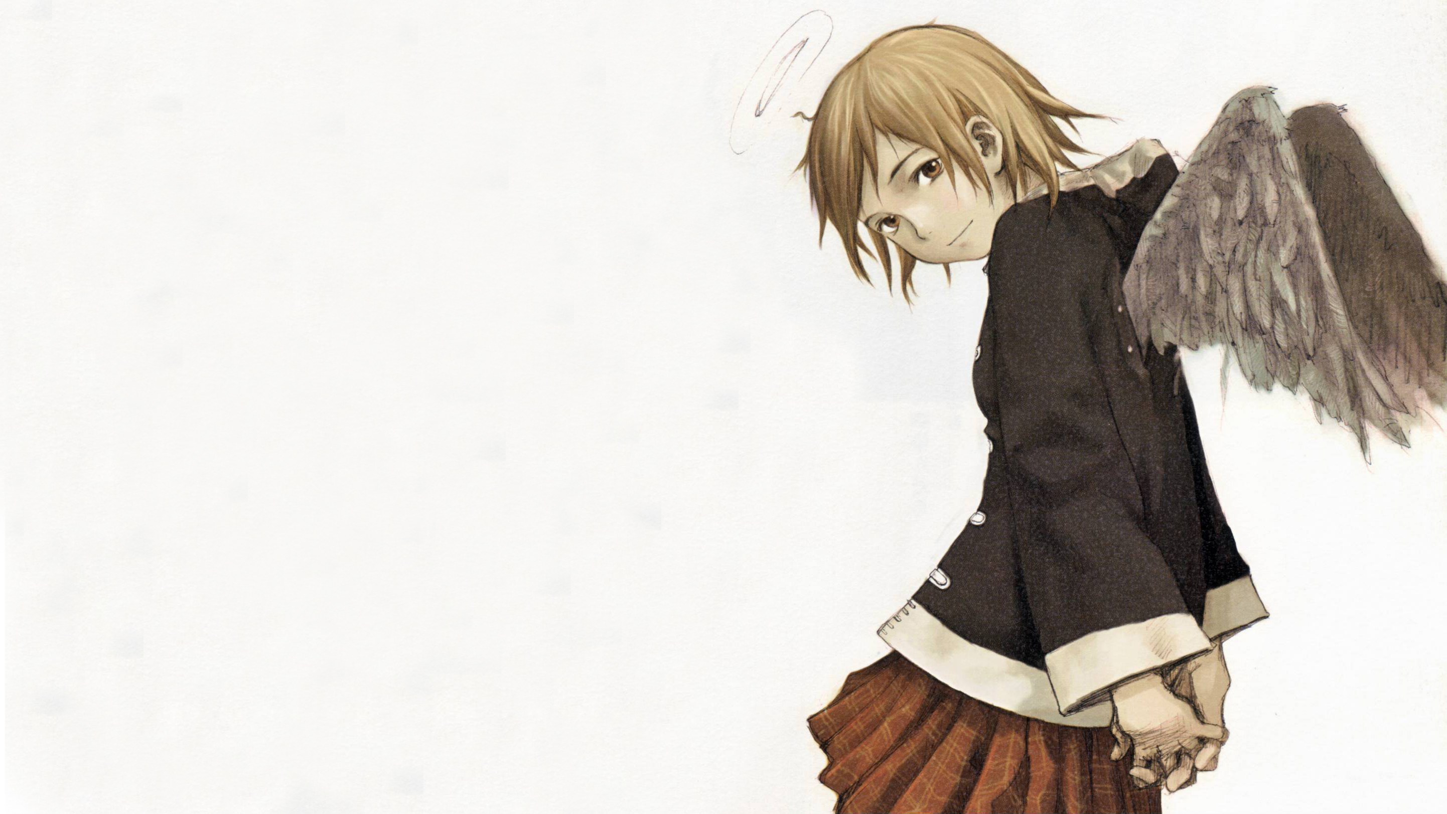 angelic student with wings