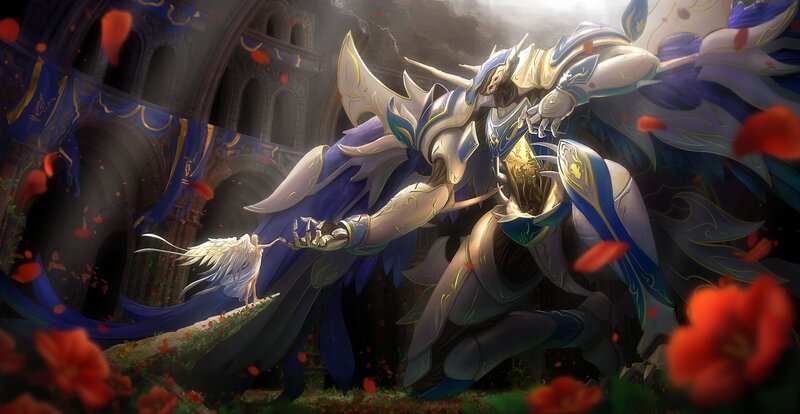Angelic Warrior Reaching