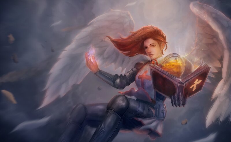 Angelic Warrior with Book